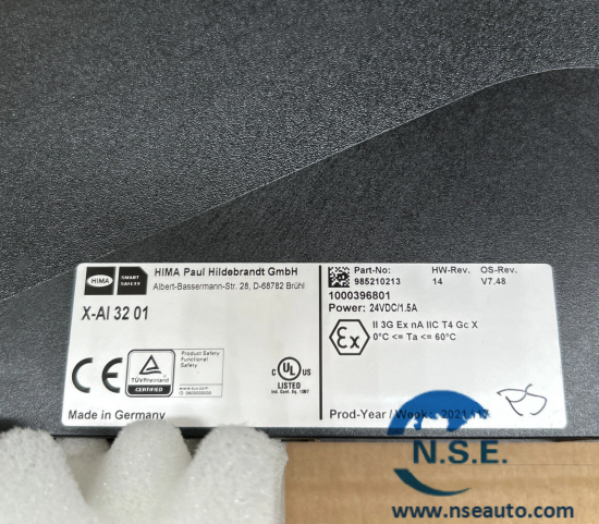 X-AI3201 XAI3201 985210213 وحدة اتصالات HIMA